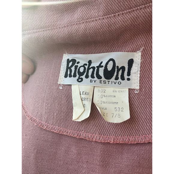 1970s 70s vintage western cowgirl suit set pink studs rhinestone Dolly Parton s - Picture 11 of 11